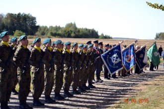 Odsłonięcie pomnika Jana Czuby - Krasnystaw - 18.09.2015 r.