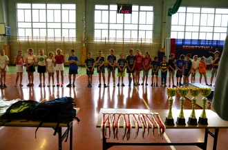 Powiatowy Turniej Badmintona o Puchar LOT Krasnystaw - Łopiennik Nadrzeczny 28.04.2016 r