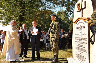 Odsłonięcie pomnika Jana Czuby - Krasnystaw - 18.09.2015 r.