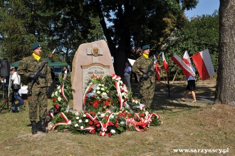 Odsłonięcie pomnika Jana Czuby - Krasnystaw - 18.09.2015 r.