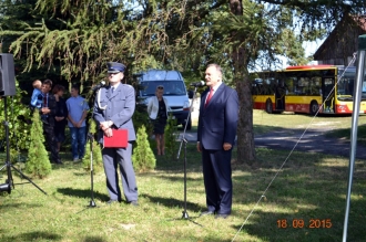 Odsłonięcie pomnika Jana Czuby - Krasnystaw - 18.09.2015 r.